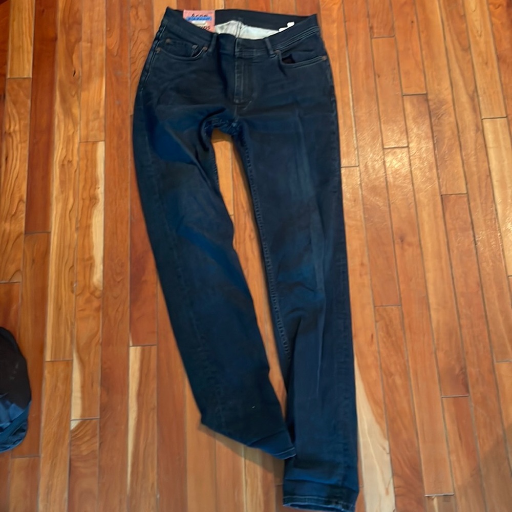 Acne Studios blå konst men’s jeans 32/32 made in Italy